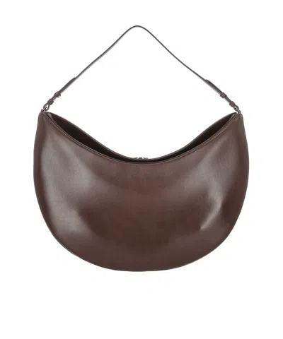 Jacquemus Oval Shoulder Bag In Brown