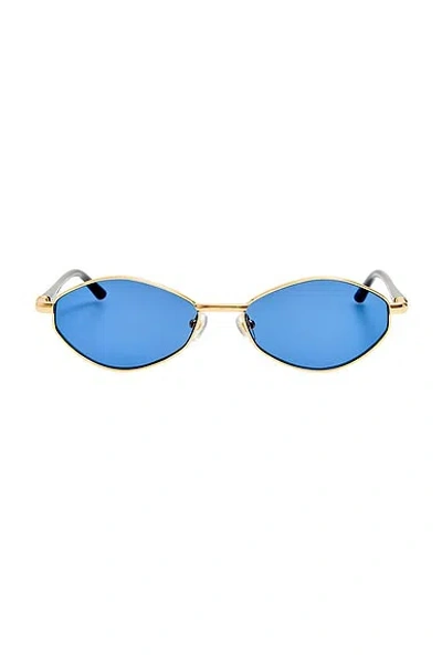 Jacquemus Oval Sunglasses In Orange