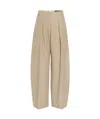 Jacquemus Oval Trousers In Nude