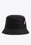 Jacquemus Ovalie Bucket Hat In Black