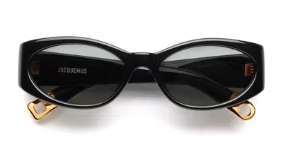 Jacquemus Ovalo - Black Sunglasses