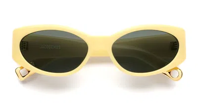 Jacquemus Ovalo - Yellow Sunglasses