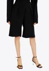 Jacquemus Ovalo Bermuda Shorts In Black