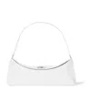 Jacquemus Le Calisso White Shoulder Bag With Engraved Snap Button In Leather Woman In White
