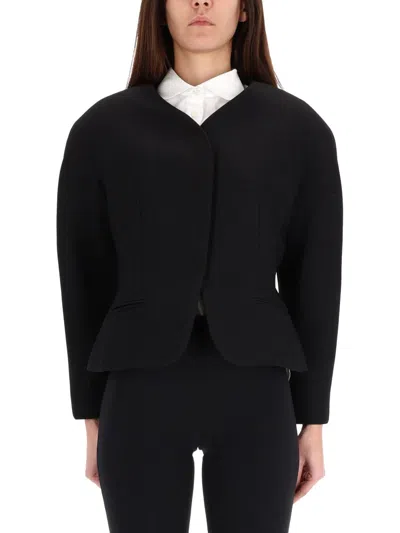 Jacquemus "ovalo" Jacket In Black
