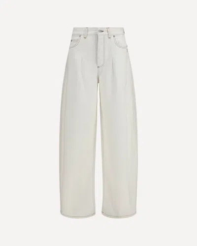 Jacquemus Ovalo Jeans In White