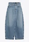 Jacquemus Le De-nimes Le De-nimes Ovalo Jeans In Blue