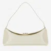 Jacquemus Ovalo Leather Clutch Bag In Yellow