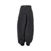 Jacquemus Belt-loop Casual Pants In Black