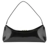 Jacquemus Le Calisso Black Shoulder Bag With Engraved Snap Button In Leather In Black