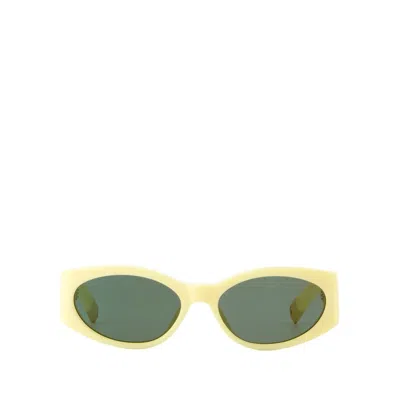 Jacquemus Ovalo Sunglasses In Yellow