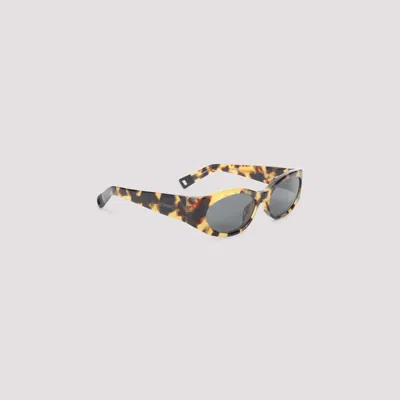 Jacquemus Ovalo Sunglasses In Brown