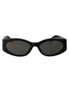 Jacquemus Ovalo Sunglasses In Black