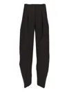Jacquemus Le Pantalon Ovalo Pleated Wide-leg Trousers