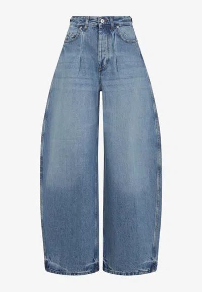 JACQUEMUS OVALO WIDE-LEG JEANS