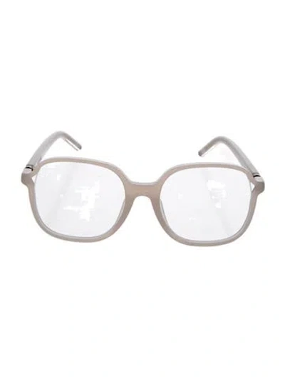 Pre-owned Jacquemus Oversize Tinted Sunglasses In Neutrals