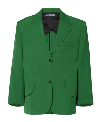 JACQUEMUS JACQUEMUS OVERSIZED BUTTON-UP BLAZER