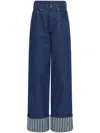 Jacquemus Le De-nimes Large Jeans In Blue