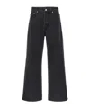 Jacquemus Le De-nimes Droit Jeans Women In Black