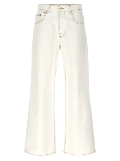 Jacquemus Oversized Jeans In White