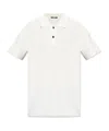 Jacquemus Oversized Knit Polo Shirt In White
