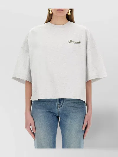 Jacquemus Oversized Short Sleeve Crew Neck Top