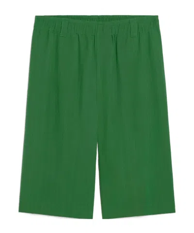 Jacquemus Oversized Shorts In Green