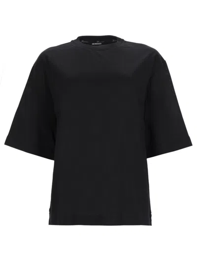 Jacquemus Oversized Short-sleeve T-shirt In Black