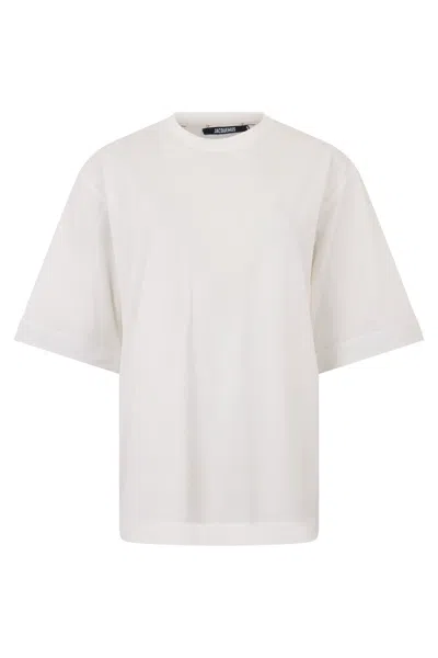 Jacquemus Oversized Ventadou T-shirt In Ivory