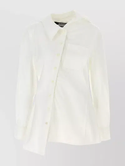 Jacquemus La Chemise Pablo Shirt In White