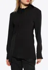 Jacquemus La Chemise Pablo Shirt And Blouse Black In Black