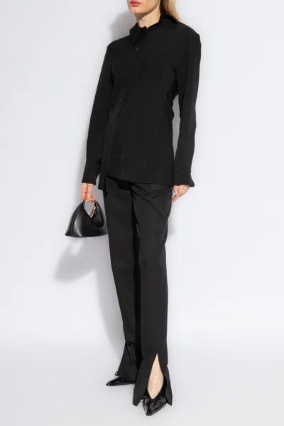 Jacquemus ‘pablo' Asymmetrical Shirt In Black