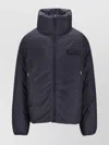 Jacquemus Padded Jacket With High Collar And Pockets In Blue