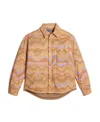 Jacquemus Padded Shirt Jacket In Nude
