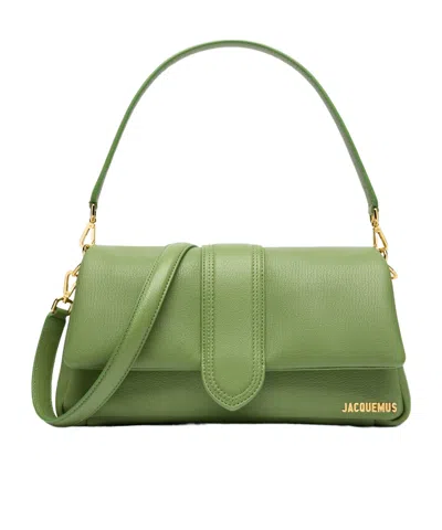 Jacquemus Padded Shoulder Bag In Green