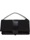 Jacquemus Padded Tote Bag With Leather Trim In Black