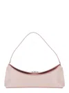 Jacquemus Smooth Pink Leather Le Calisso Handbag In Pink
