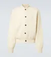 Jacquemus Soft Knit Cardigan Embroidered Detail In Neutral