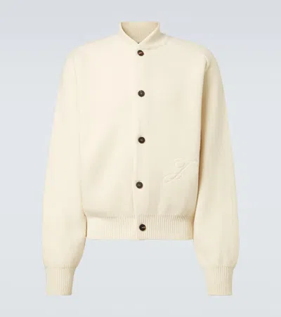 JACQUEMUS PALLONE WOOL AND CASHMERE CARDIGAN