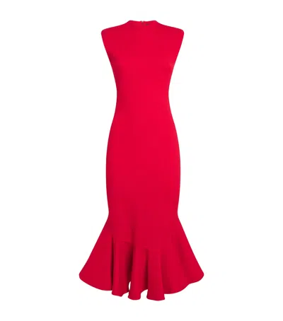 Jacquemus Palmier Midi Dress In Red