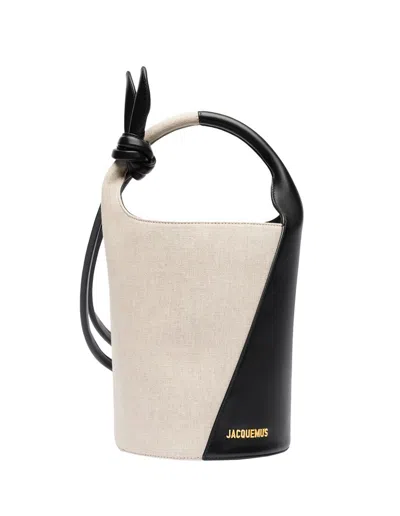 Jacquemus Panelled Top Handle Bag In Multi