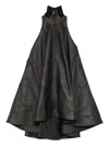 Jacquemus Panelled Zip-up Dress In Black