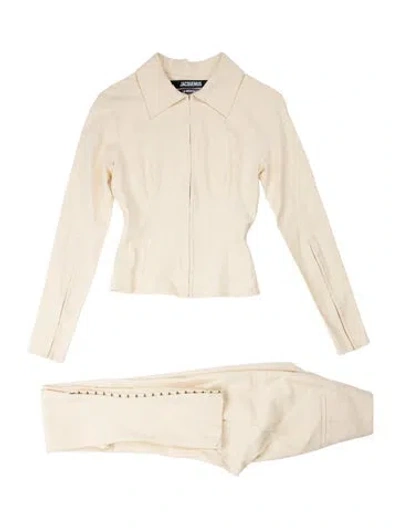 Pre-owned Jacquemus Pant Set In Neutral