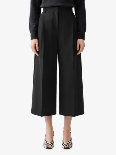 Jacquemus Miami Wool Culotte Pants In Animal Print