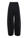 Jacquemus Le Pantalon Paseo Tech Wide Pants In Black