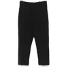 Jacquemus Tailored Capri Trousers With Hidden Fastening And Press Stud Cuffs In Black