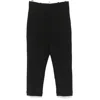 Jacquemus Tailored Capri Trousers With Hidden Fastening And Press Stud Cuffs In Black