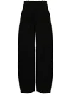 Jacquemus Le Pantalon Ovalo In Black