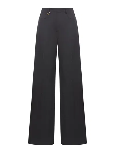 Jacquemus Le Pantalon Sauge In Black