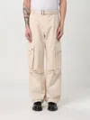 Jacquemus Cargo Gabardine Trousers In Beige